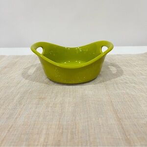 Rachel Ray Small Casserole 12 Oz. Lime Green Ceramic Serving Bowl Bakeware